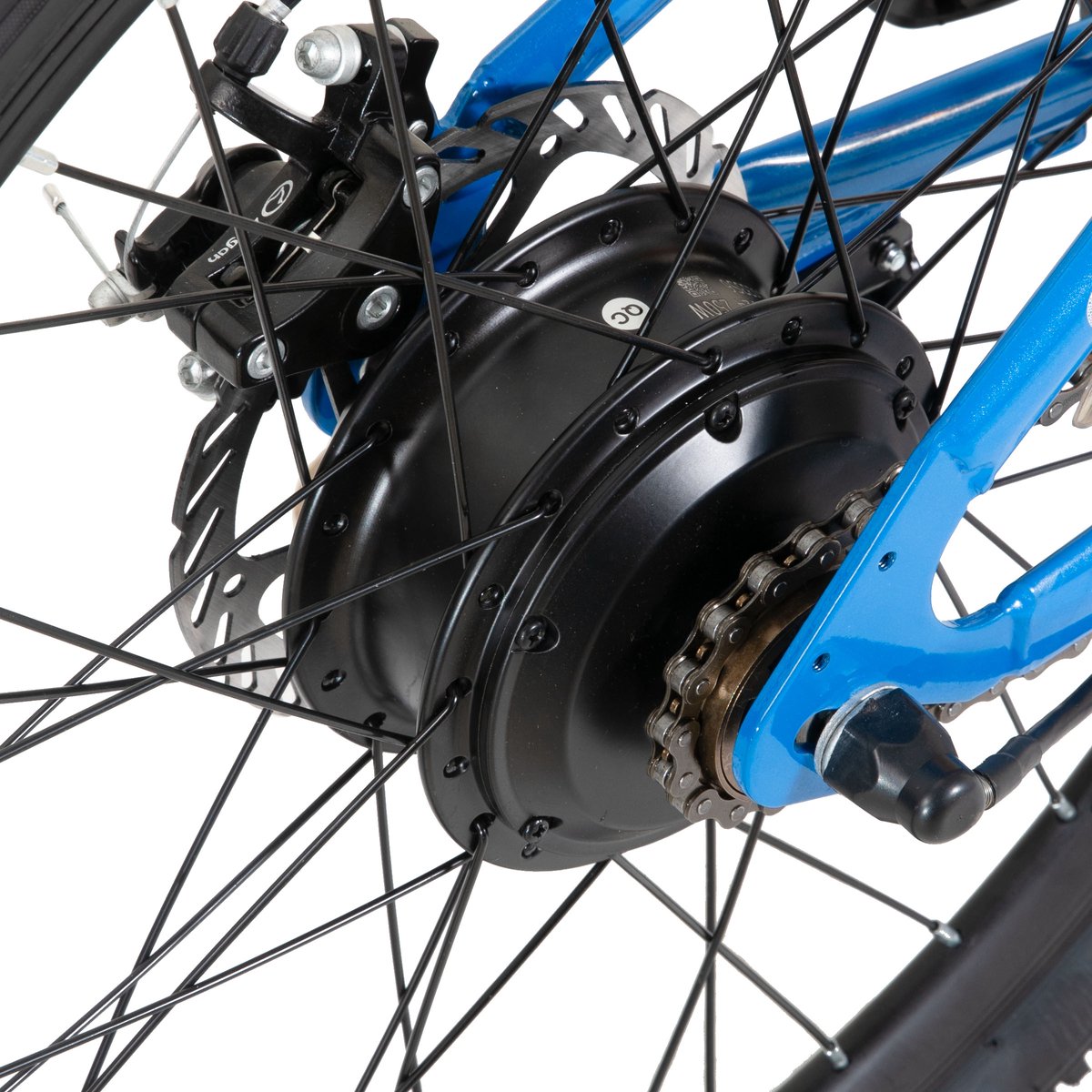 JOYSTAR 24 Inch Elektrische Kinder Mountainbike - 250W E-Bike voor Kinderen (7+ Jaar) - 25 km Actieradius - Met Verwijderbare Accu & Schijfremmen – Spaakwiel - Blauw thumbnail 3