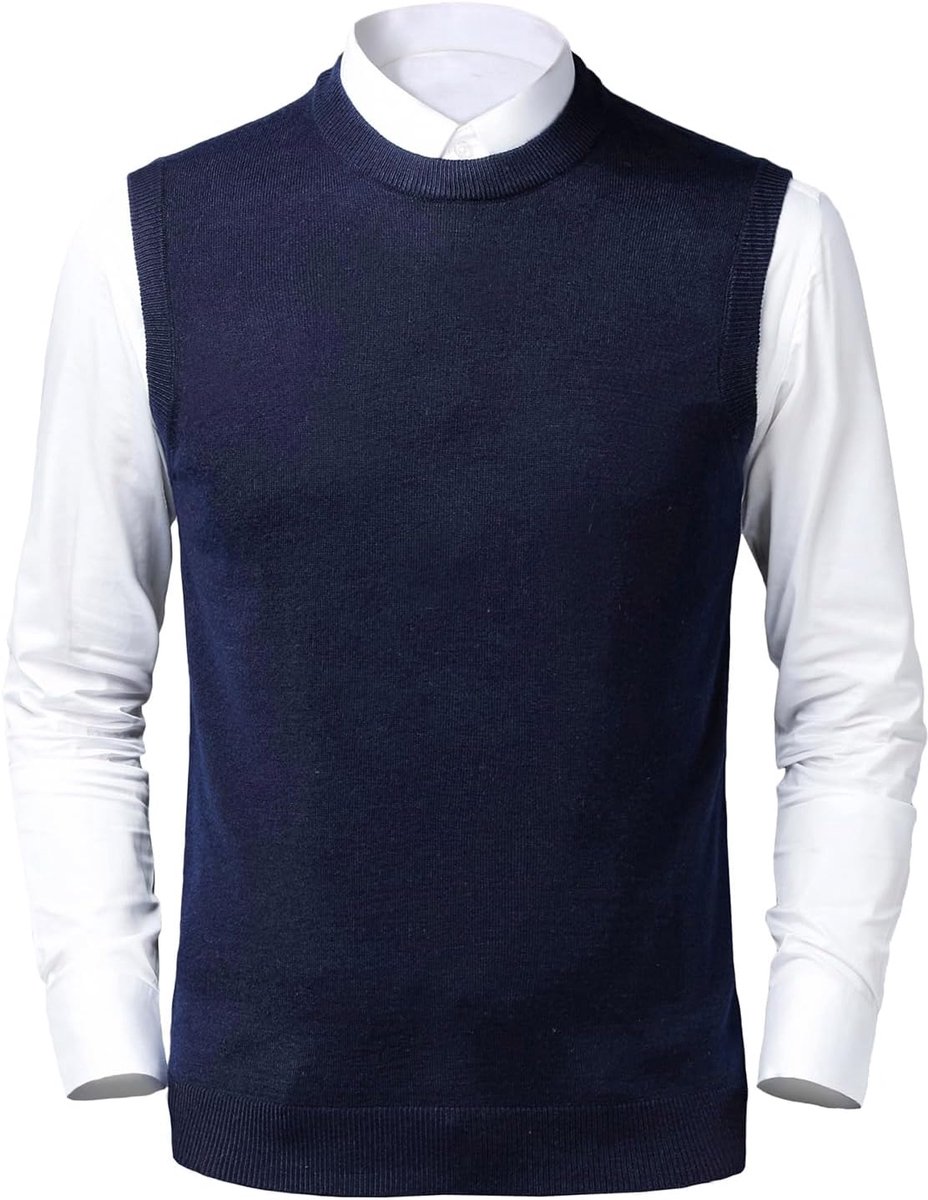 Gebreid Vest Mouwloos Slipover Trui Vest Wol Mix Warme Gilets Klassieke Zakelijke Truien Truien Herfst Winter Gentleman Tank Tops