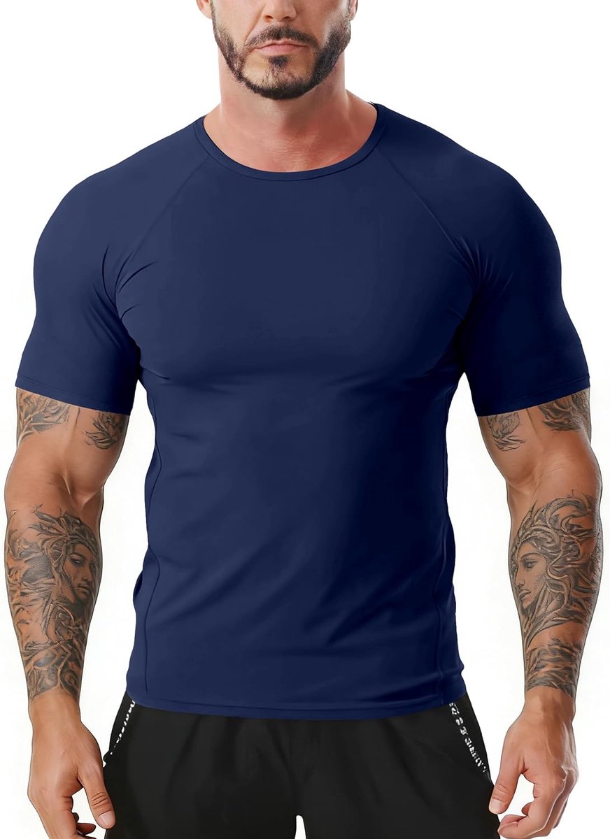 Sweatshirts met lange mouwen voor heren, basic functioneel ondergoed, hardloopshirts met lange mouwen, functionele tops, compressiekleding voor hardlopen