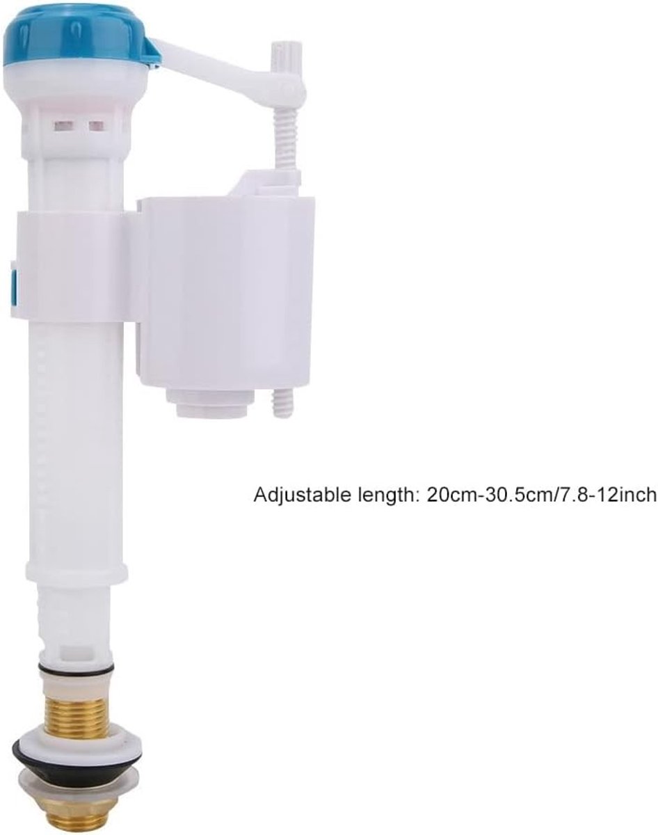 Dubbele sifon gootsteen - Koper - G1/2 - Toiletinlaatklep met ABS Drukknop - Voor Badkamer