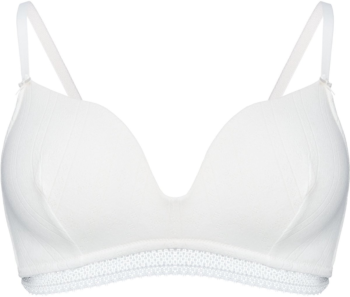 Bloovii Love - Licht gevoerde beha - Push-up - Kanten details - Crème