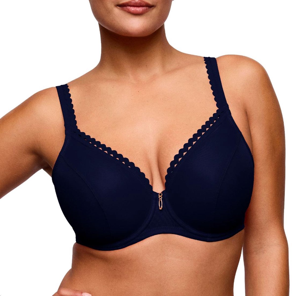 PrimaDonna Twist Wowgirl Voorgevormde Beugel Bh Hartvorm 0242600 Evening Blue - maat EU 85F / FR Blauw