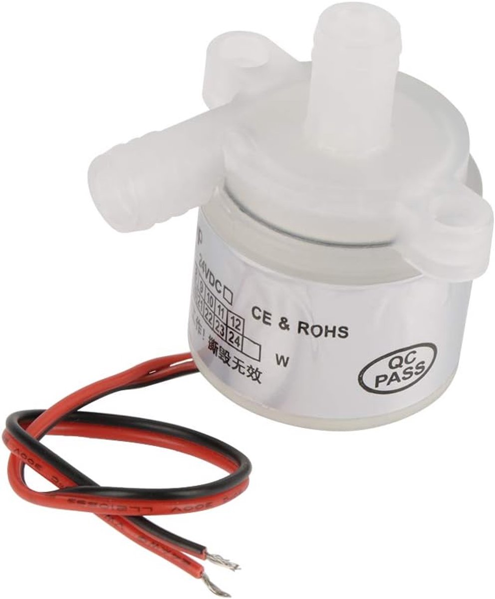 1 stks Wit Mini Food Grade borstelloze waterpomp 12 V DC 6 W voor medische instrumenten, Ultrastille borstelloze motor Waterpomp, Externe 12 V DC waterpomp