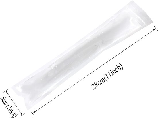 Mallen Zakken DIY Wegwerp Ice Pop Zakken Mold Bags Zelfgemaakte ijslolly Zakken met Siliconen Trechter Freeze Snacks Vriezer Buizen (100) — afbeelding 5