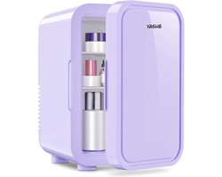 Kavo®- Mini Koelkast - 6L Capaciteit - Skincare Koelkast - Minibar - Paars - 26cm x 19cm x 32cm