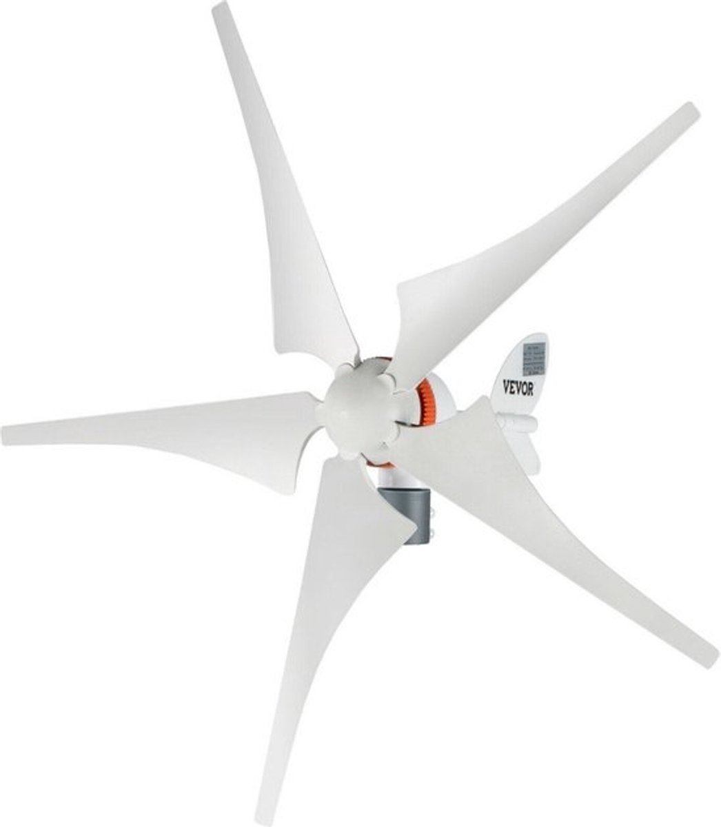 Windturbine Generator 500W - Windmolen Generator - Wind Turbine Generator - Windenergie - 5 Bladen - 500 W