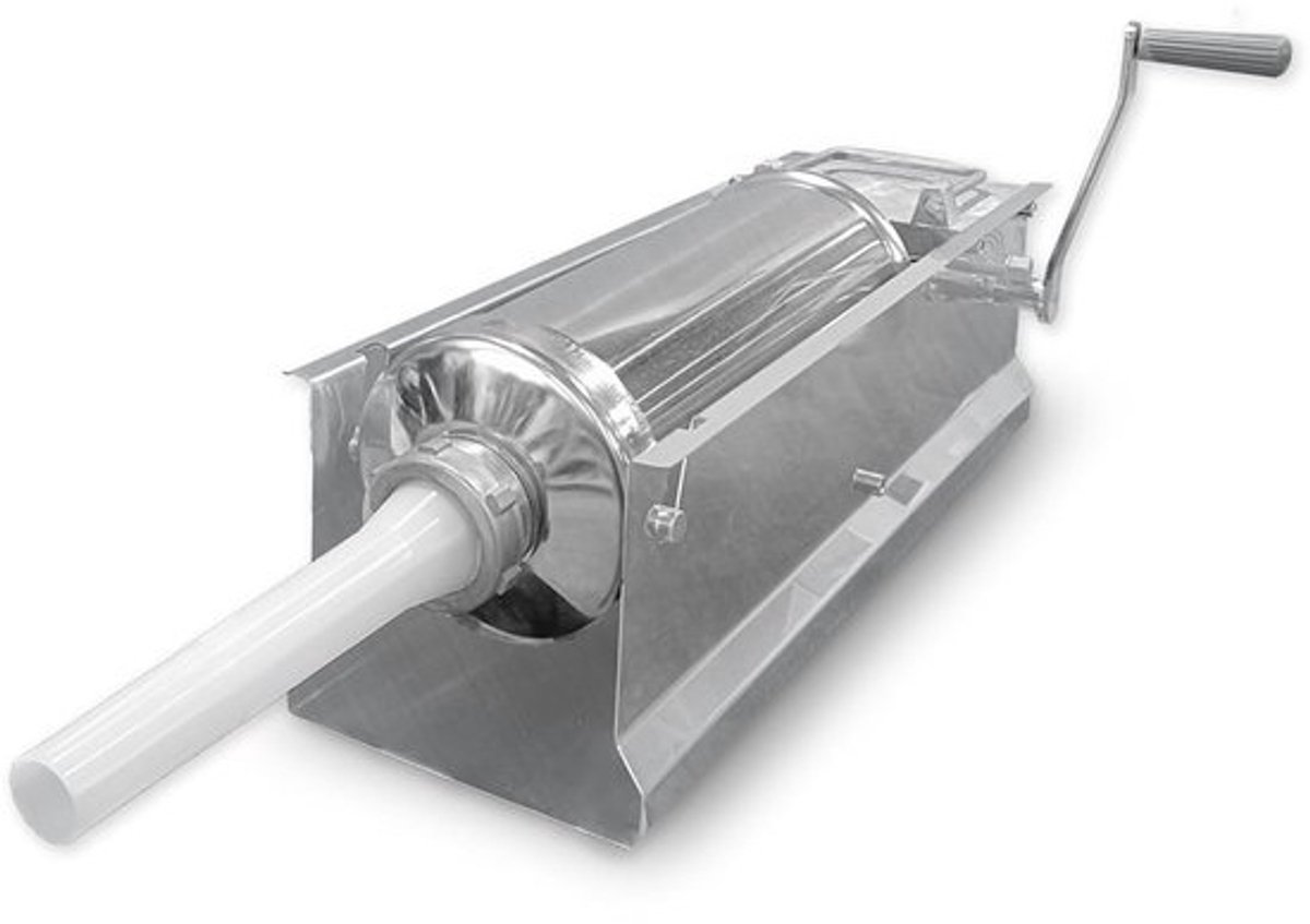 Worstvulmachine - Vleesvulapparaat - Zelf Worst Maken - Handmatige Precisie - 8 kg Capaciteit - Zilver