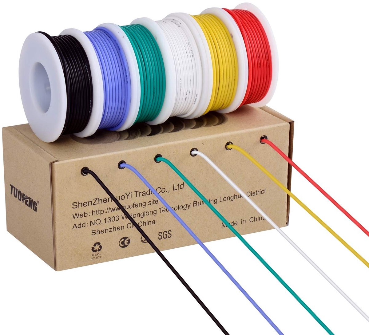 Elektriciteitsdraad - Rood - 4 meter - Flexibele Siliconendraad - Voor Hoge Temperatuur en Elektrische Toepassingen
