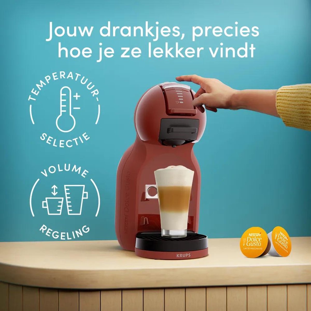 Krups NESCAFÉ Dolce Gusto Mini Me 2 KP1435 - Koffiecupmachine - 15 bar - Warme en koude dranken - Red Brick thumbnail 5