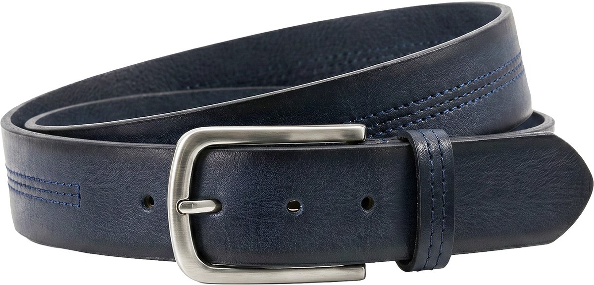 HECHTER leren heren riem - marine