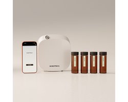 Scentech Starter Kit Lite - Smart Aroma Diffuser + 4 Geuren - Clean Energy, Yuzu Bloom, Table Bois & Bali Spice - Aroma Diffuser Set