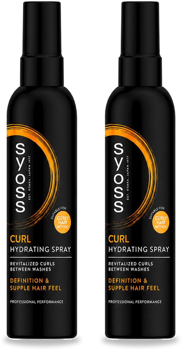 2 x Syoss - Curls - Haarspray - Veerkrachtige Krullen - 150 ml - Voordeelverpakking - 2 stuks