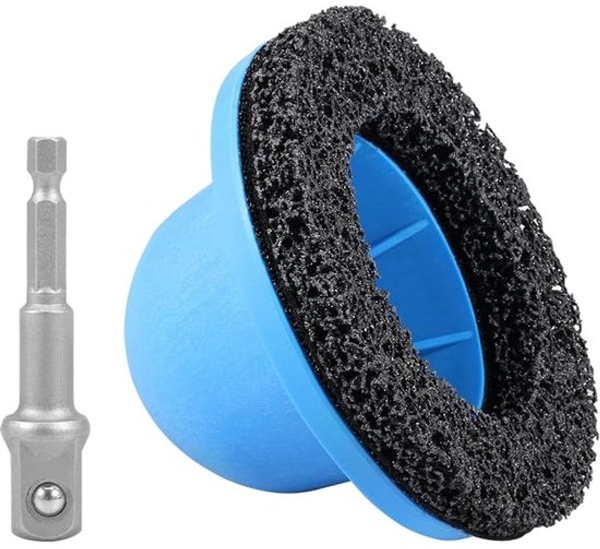 Wielnaafslijper - Naafslijper - Velgen Reinigen - Snelle Reiniging - 15 cm Buitendiameter - Blauw