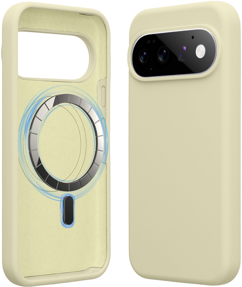 kwmobile telefoonhoesje geschikt voor Google Pixel 11 / Pixel 11 Pro - Hoesje met magneet compatibel met MagSafe - Smartphone case in pistache