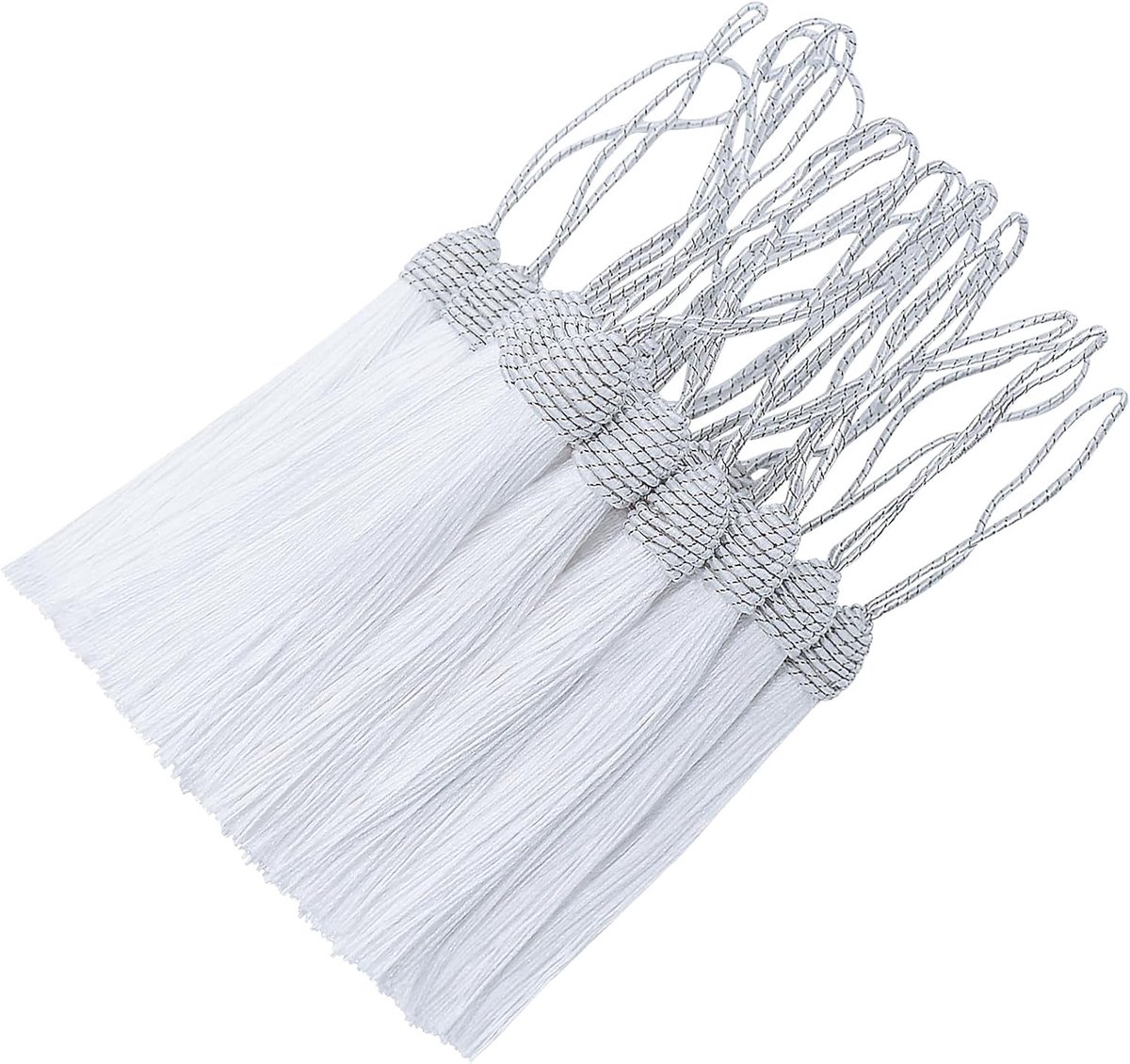 30 stuks Mini Ambachtelijke Kwasten Kleine Zijdeachtige Handgemaakte Hanger voor DIY Schattige Hars Bladwijzer, Meisjes Sieraden Maken, Sleutel, Naaien, Sleutelring, Afstudeerpet, Lint, Gordijnbies en