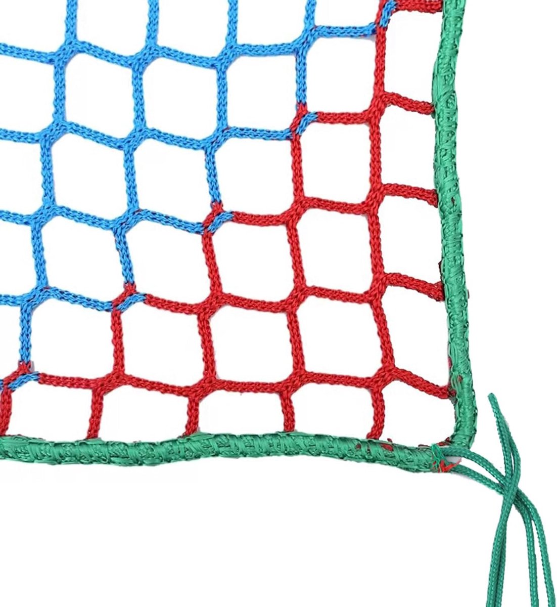 Kinderen Huisdieren Trap Balkonreling Beschermnet Voor Balkonleuning, Buitenknooploos Anti-Valnet Voor Speelplaats Boomhutomheining(Size:2 * 2m(7 * 7ft),Color:kleurrijk)
