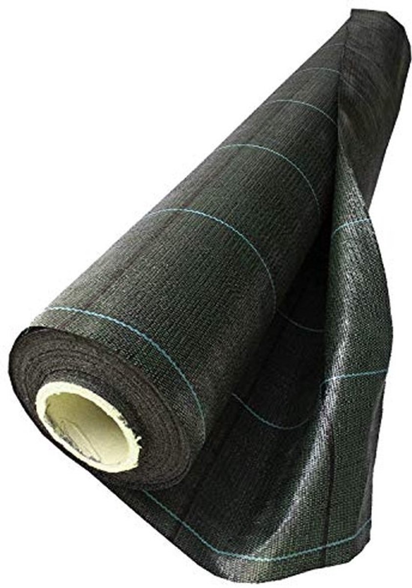 Onkruidblocker Professionele Rol - Waterdoorlatend Onkruiddoek 0,5 x 25 m voor Tuinpaden en Bloemperken
