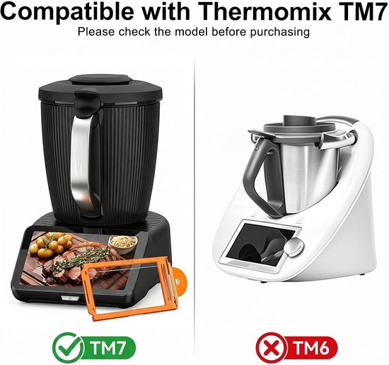 Displaybeschermfolie van gehard glas voor de Vorwerk Thermomix TM7, hardheid 9H, volledige afdekking, krasbestendig, zonder luchtbellen, transparante bescherming met hoge resolutie, 1 verpakking — afbeelding 3