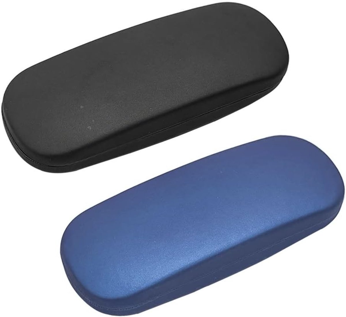 Harde brillenkoker met microvezeldoek - 2-delige set voor leesbrillen en zonnebrillen, ideaal voor bescherming en opberging
