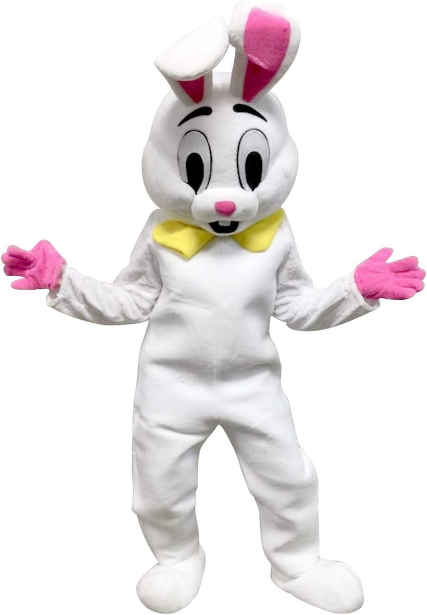 Pasen Bunny Mascotte Kostuum Konijn Kostuum Prestaties Cosplay Party Fancy Dress Volwassen
