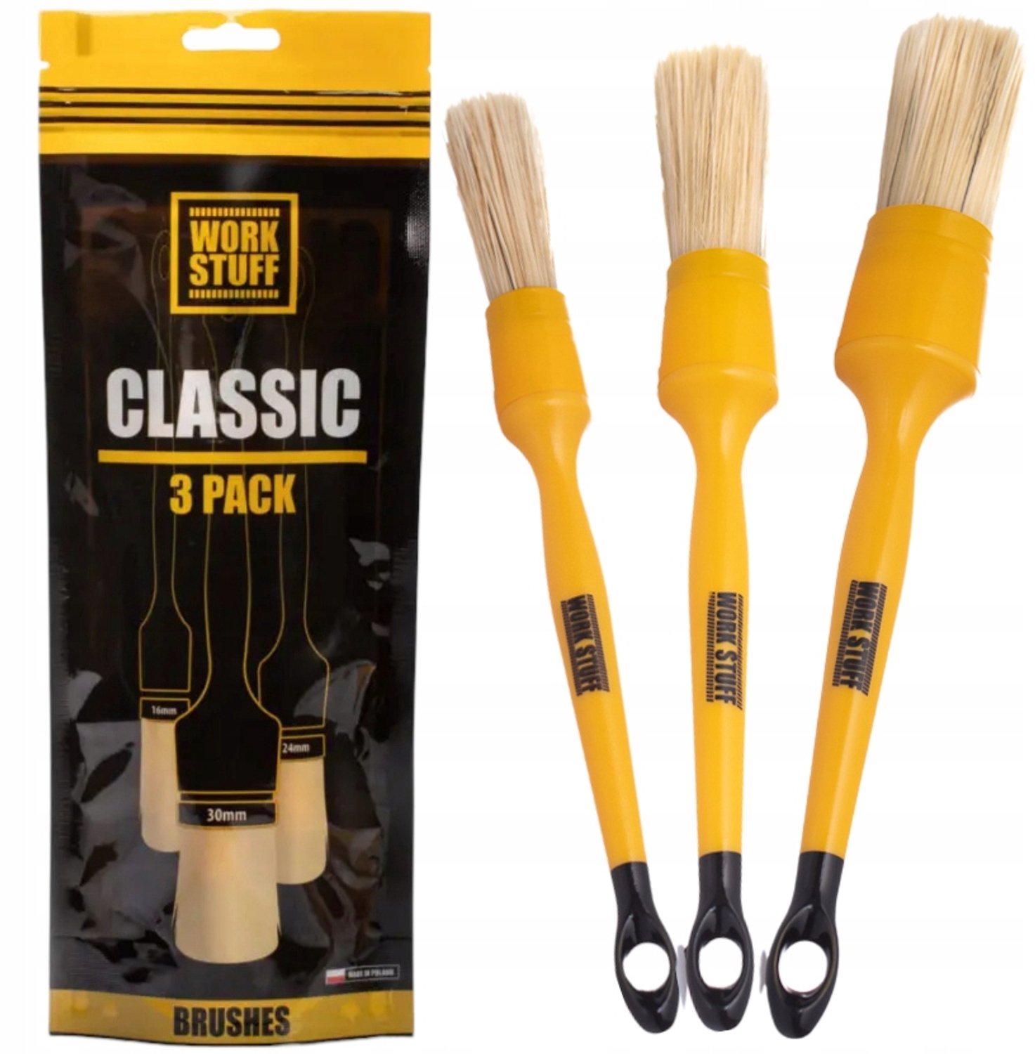 Detailing Penseel Set Klassiek 3 Stuks