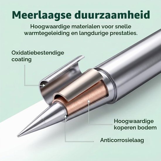 Set van 12 Vervangende Loodpunten voor Soldeerstation en Lasmachines - Compatibel met Diverse Modellen, Ideaal voor Elektronica en Hobbyprojecten — afbeelding 5