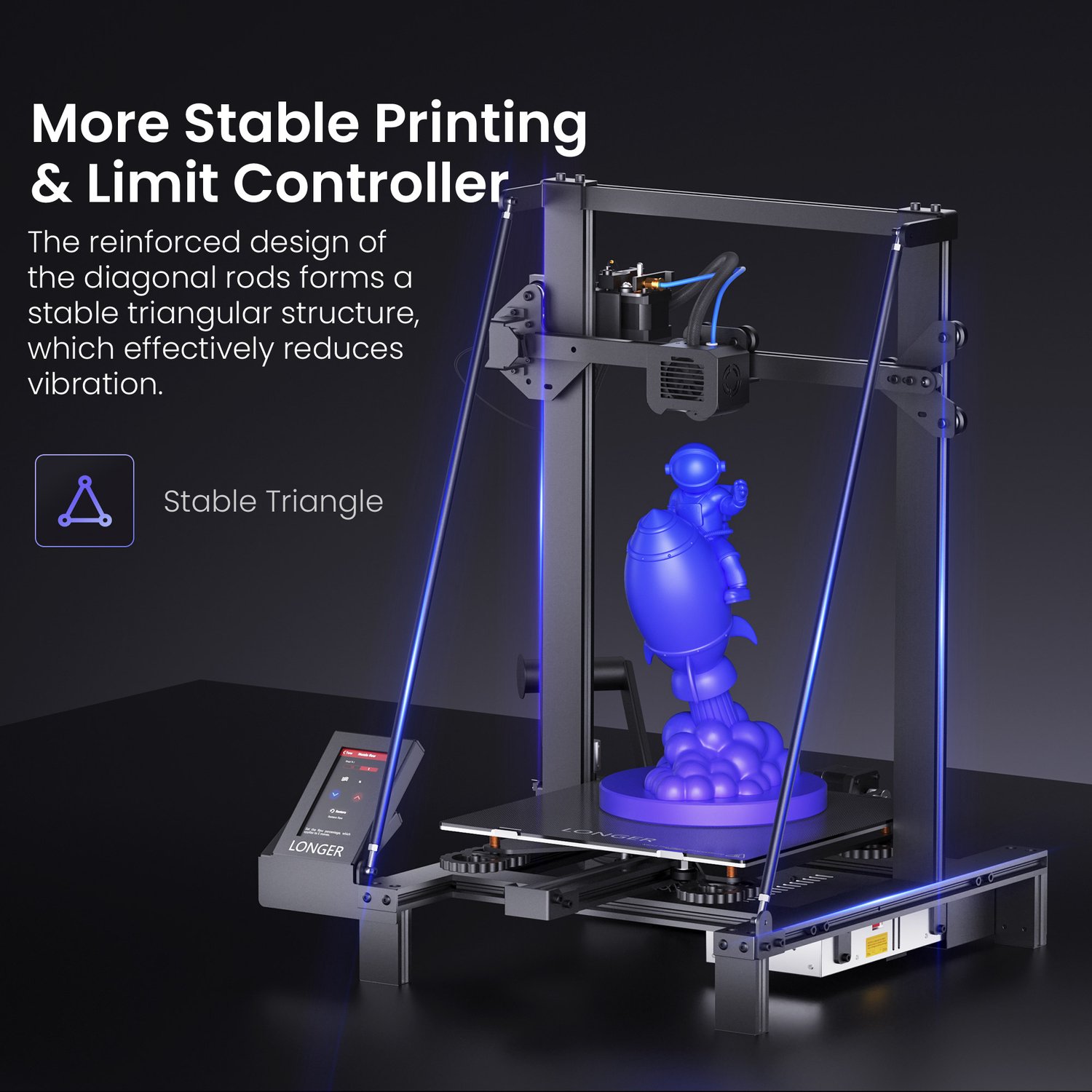 3D Printer Langere LK5 Pro - 300x300x400 mm Bouwvolume - 280 W Vermogen - Aluminiumlegering - FDM Technologie