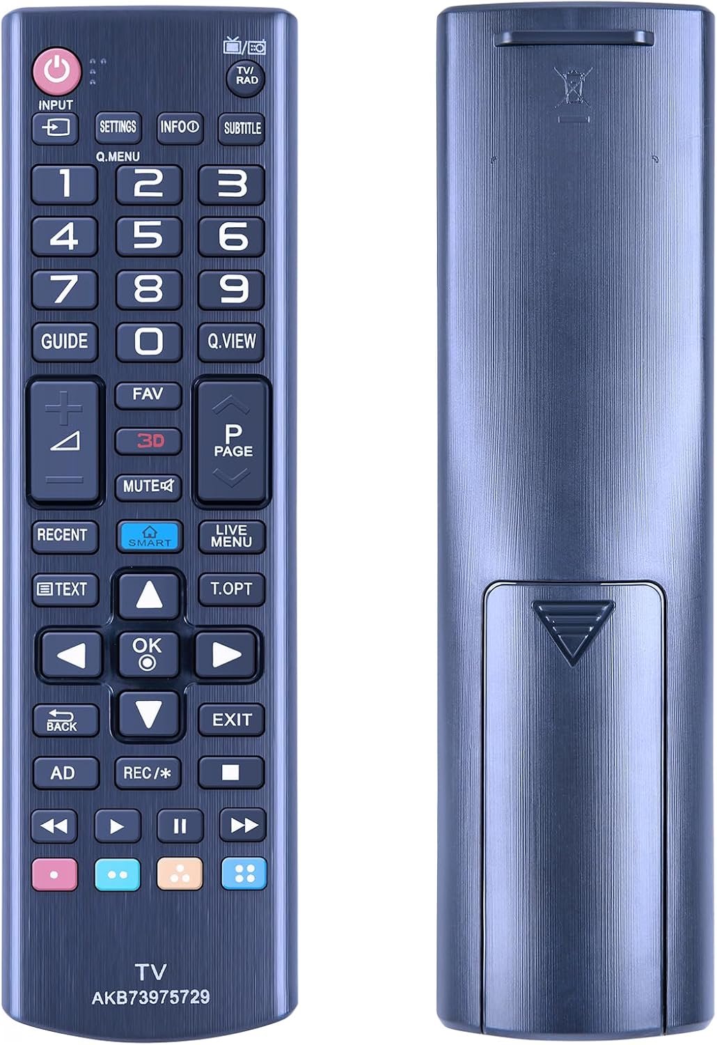Vervangende afstandsbediening Geschikt voor LG 4K TV Compatibel met AKB73975761 50PB960 60PB960 42LB700V 42LB679V 42LB730V 47LB679V 49LB870V 49UB850 50LB679V 0 55LBS: 870 55UB950 60LB870