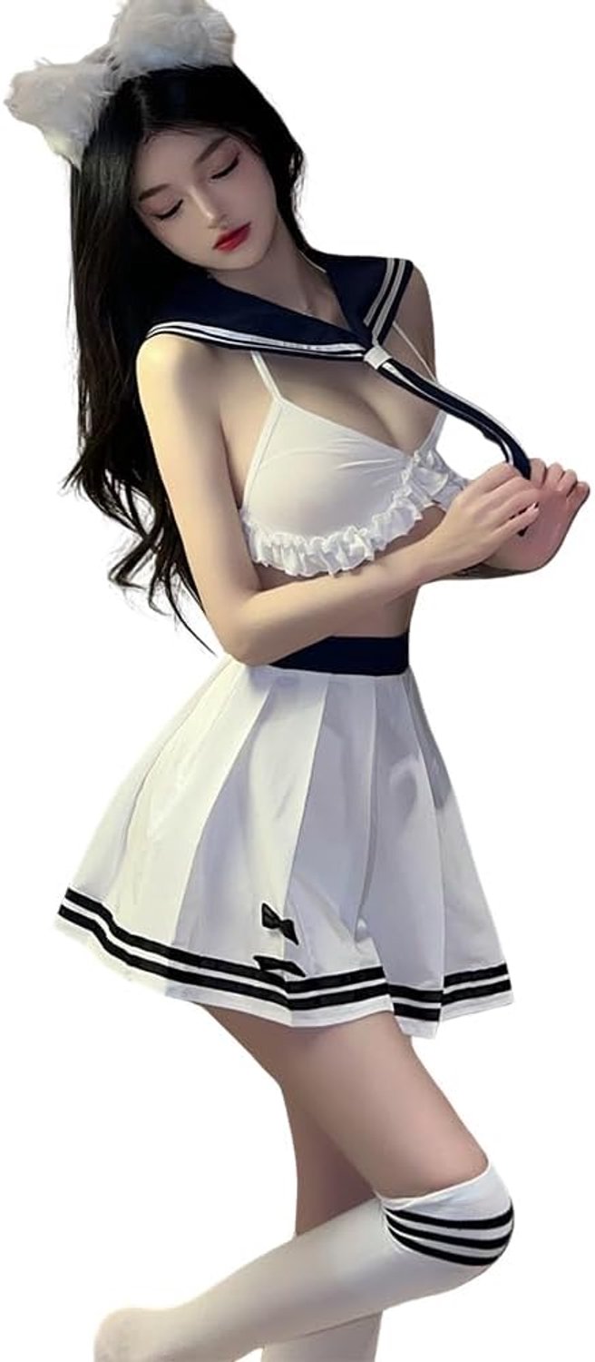 Cosplay zoete student JK uniform pyjama Japanse anime schattig zeeman pak