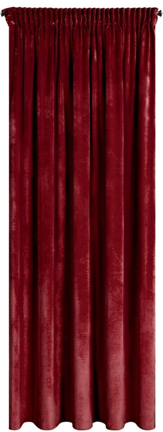HEAVEN Fluweel Gordijn 140x270 Rood - Gordijnband