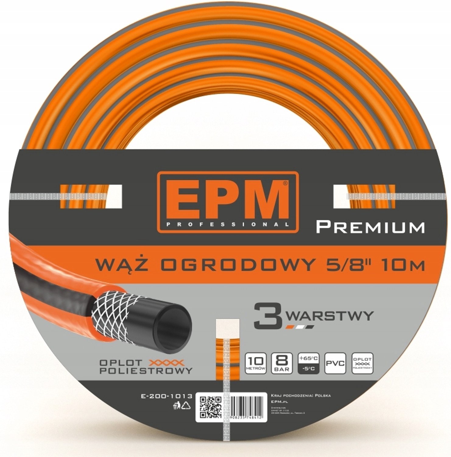 EPM Versterkte Tuinslang 5/8" - 10m