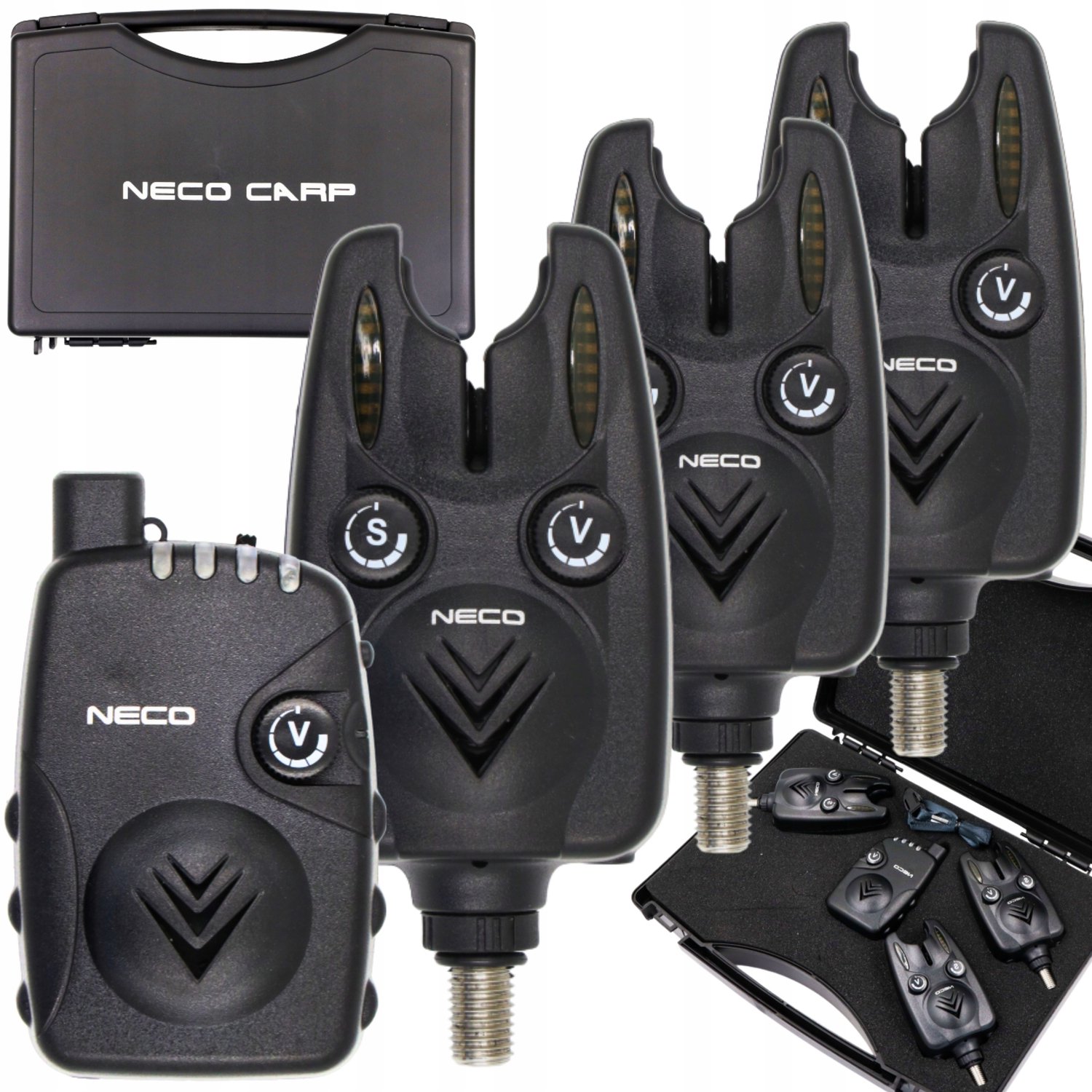 Neco CM-PRO 103 Beetmelderset 3+1 met Centrale - Visuitrusting