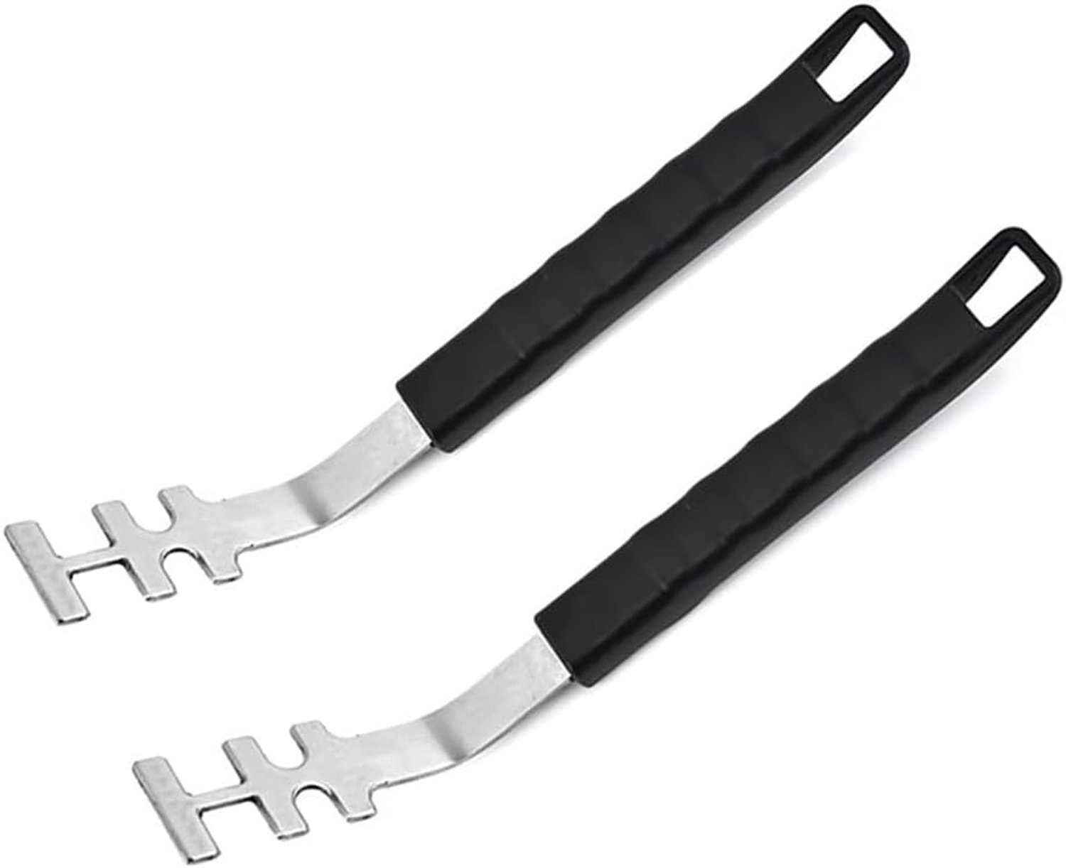 2 stuks hittebestendige grillroosterlifter anti-verbranding grillrooster lift gereedschap BBQ gereedschap accessoires universele handgrepen koken grill lift gereedschap grill voor thuis