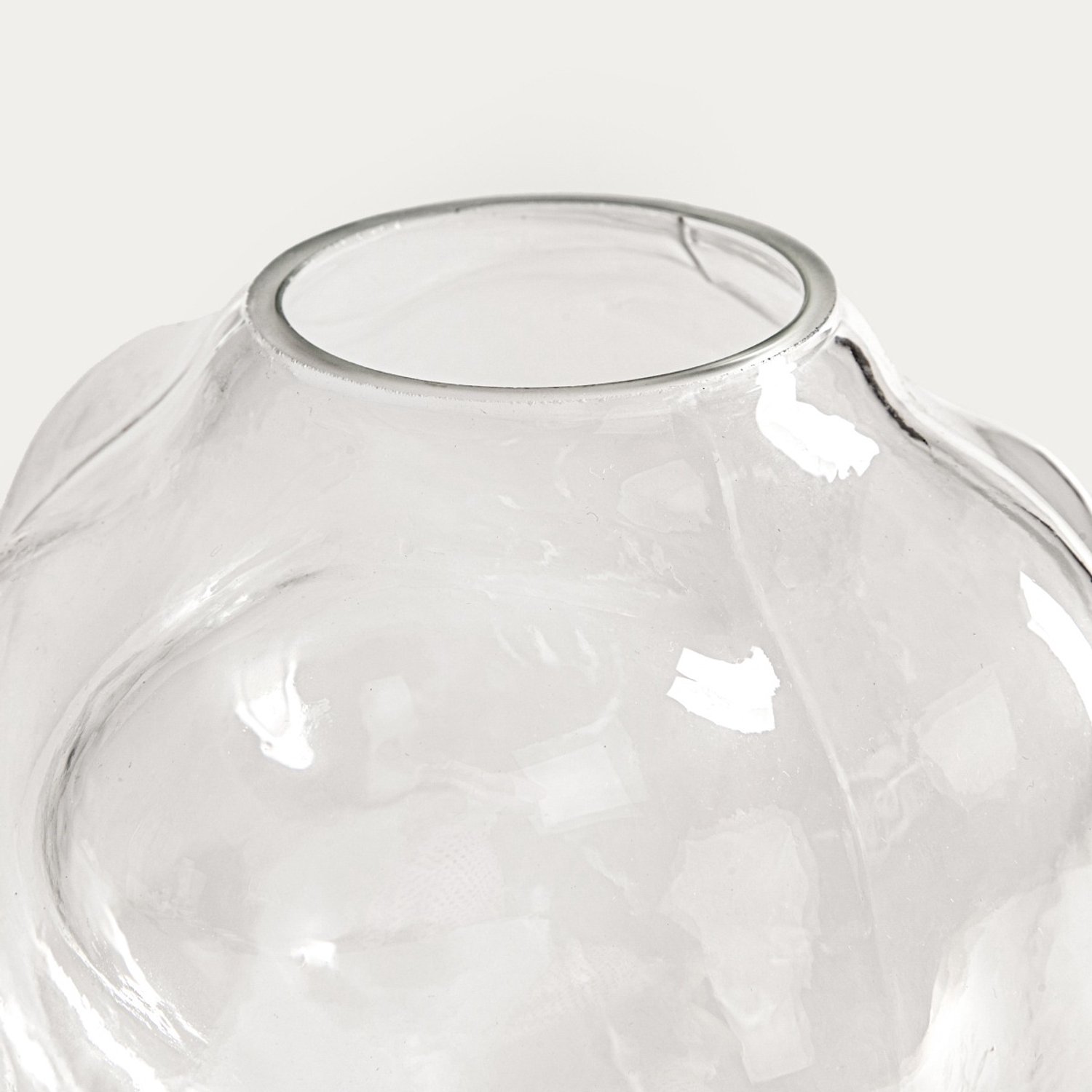 Homla Vaas | MALENA | helder glas | 19 x 18.5 x 24.7 cm | 785924 Transparant