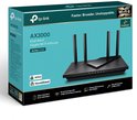 Verpakking van TP-Link Archer AX55 Dual-Band Gigabit Wi-Fi 6 router met productafbeelding.