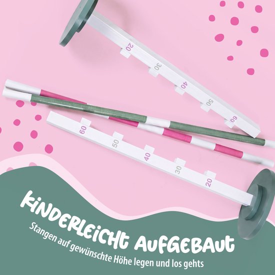 Pink Papaya hobbel voor hobbelpaarden - Hindernis voor hobbelpaarden, Hindernisbaan voor kinderen — afbeelding 2