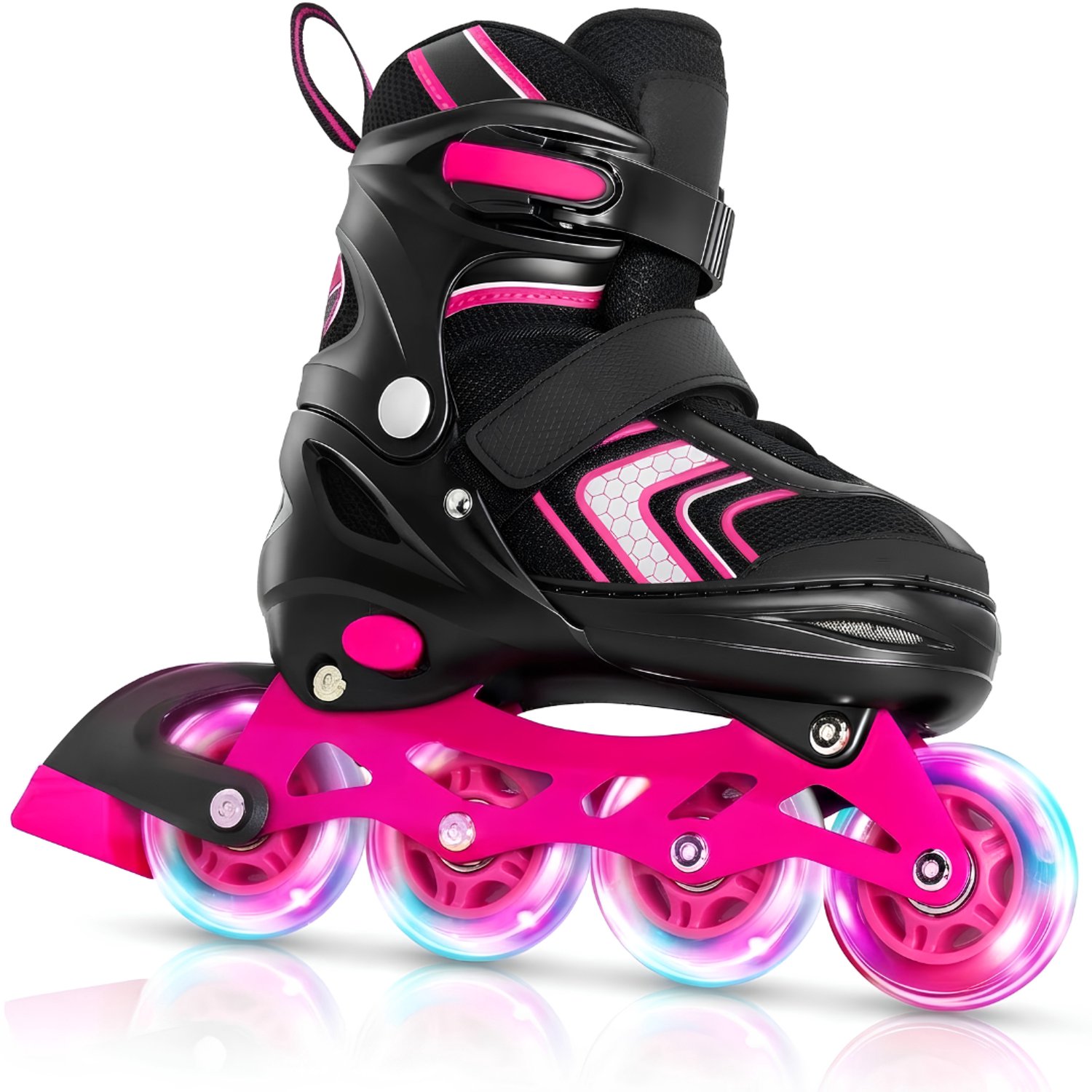 KLS® Rolschaatsen Rolschaatsen Meisjes Rolschaatsen Kind – 37cm x 28cm x 12cm Neonroze