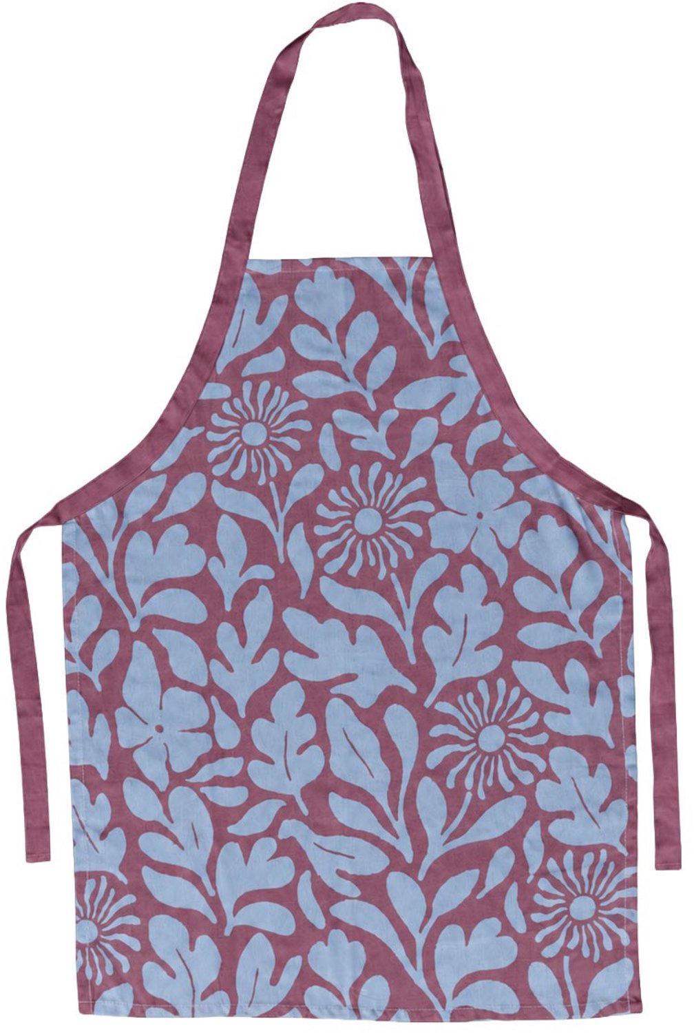 Return to Sender | Schort Flower Carina GOTS - Burgundy