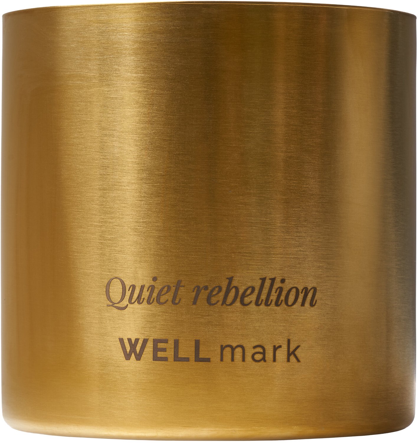 Wellmark geurkaars 1300gr quiet rebellion burgundy - leeg = dubbelwandige flessenkoeler