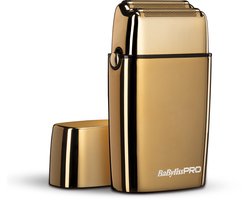 BaBylissPRO FoilFX02 Double Foil Shaver Gold Edition FXFS2GE - 11.000RPM - 180 minuten gebruik - For Professionals Only