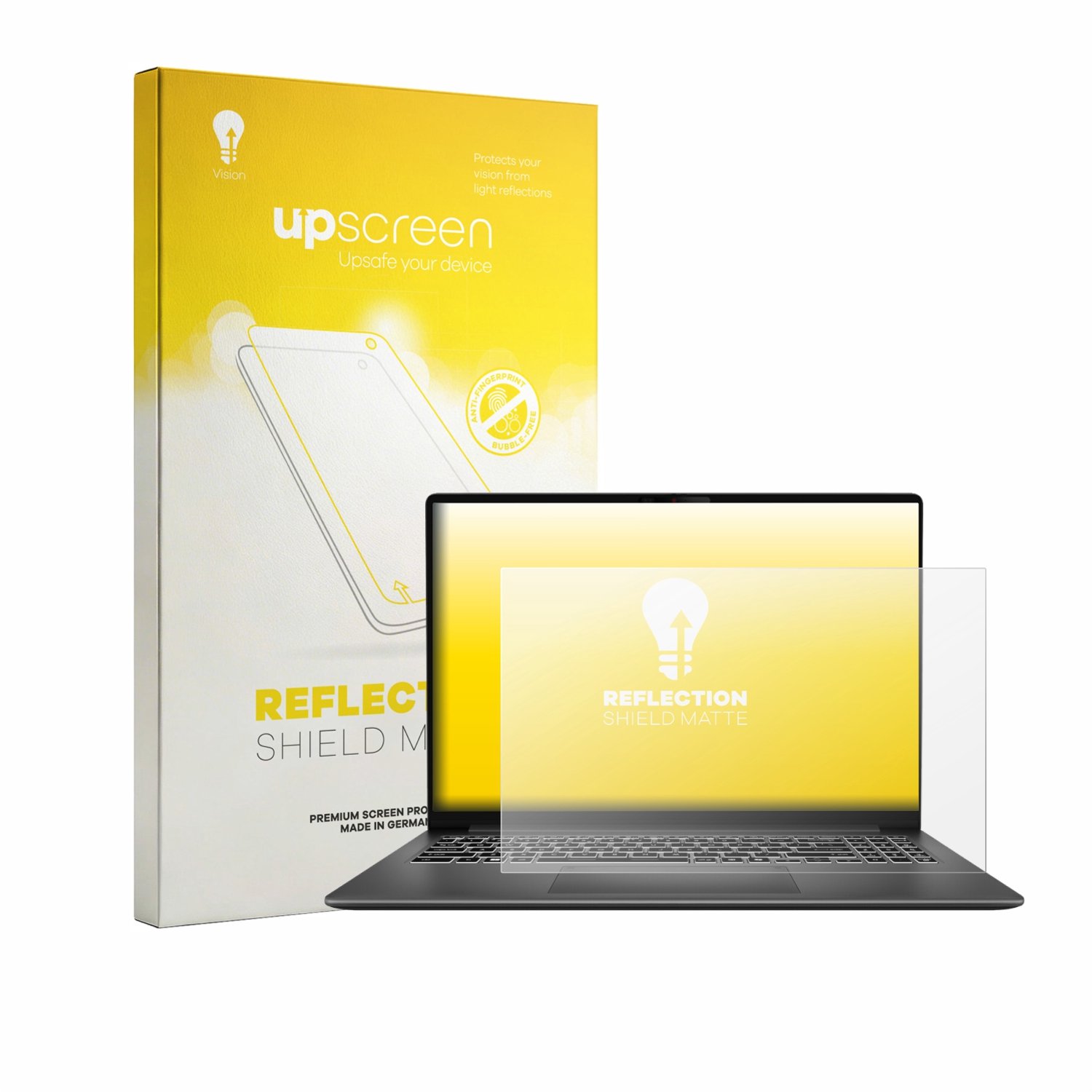 upscreen - Screenprotector voor MSI Modern 16S AI - Folie Beschermfolie anti glare matte