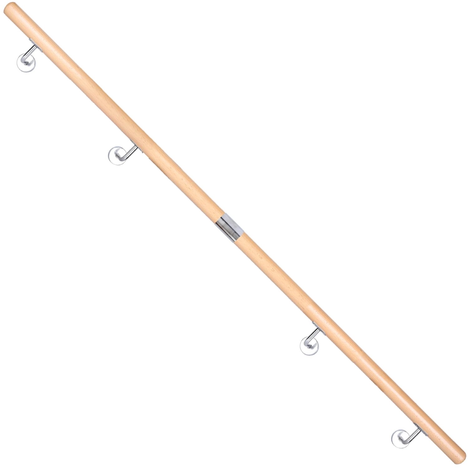 Beukenhouten Trapleuning - 200 cm, Non-slip