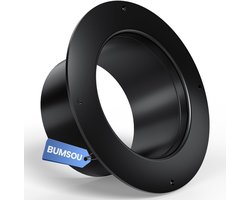 Buiskoppeling Ø 100 mm, ABS Ventilatieconnector voor Ventilatiesystemen