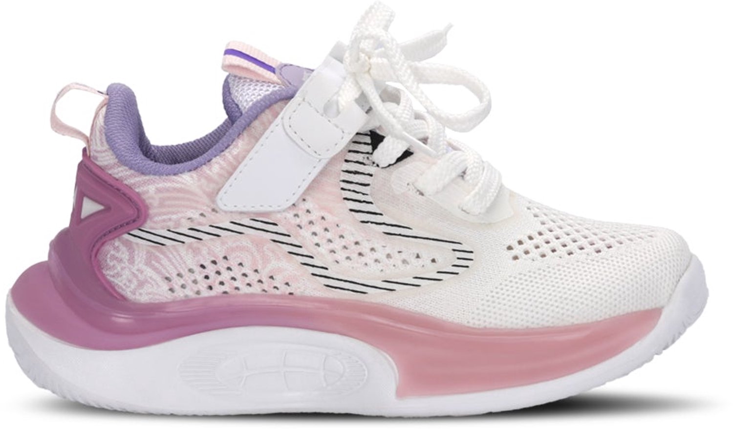 Slazenger Nitro Kinder Sneakers - Wit / Lila