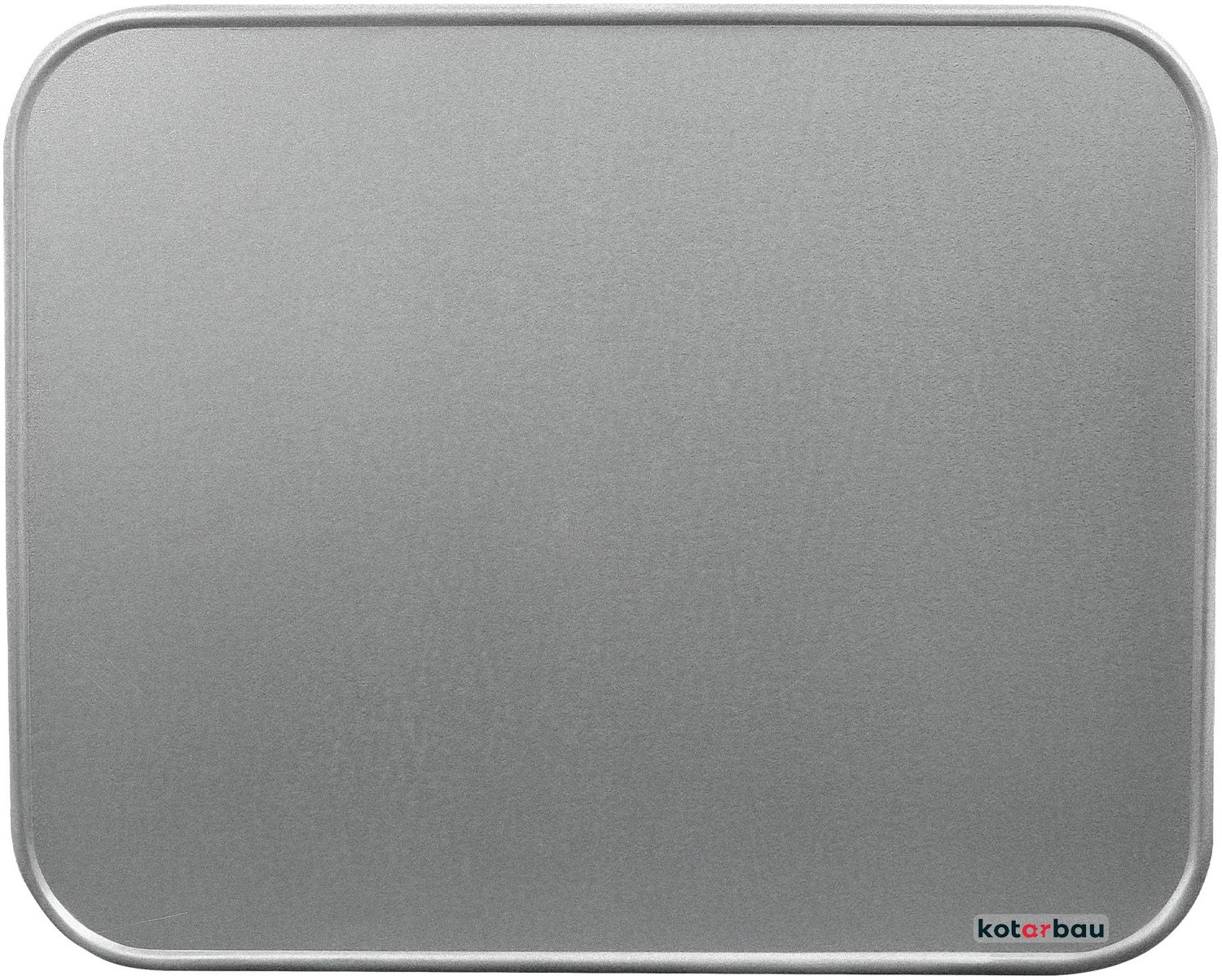 KOTARBAU® Kachel Vloerplaat 60x48 cm - Vloerplaat voor Open Haard Brandwerende Open Haard Mat - Brandvertragend Haardpad - Verzinkt Staal - Zilver