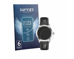Savvies - Screenprotector voor Hamilton Khaki Field Murph H70405140 - Folie Beschermfolie transparant 6 Stuks