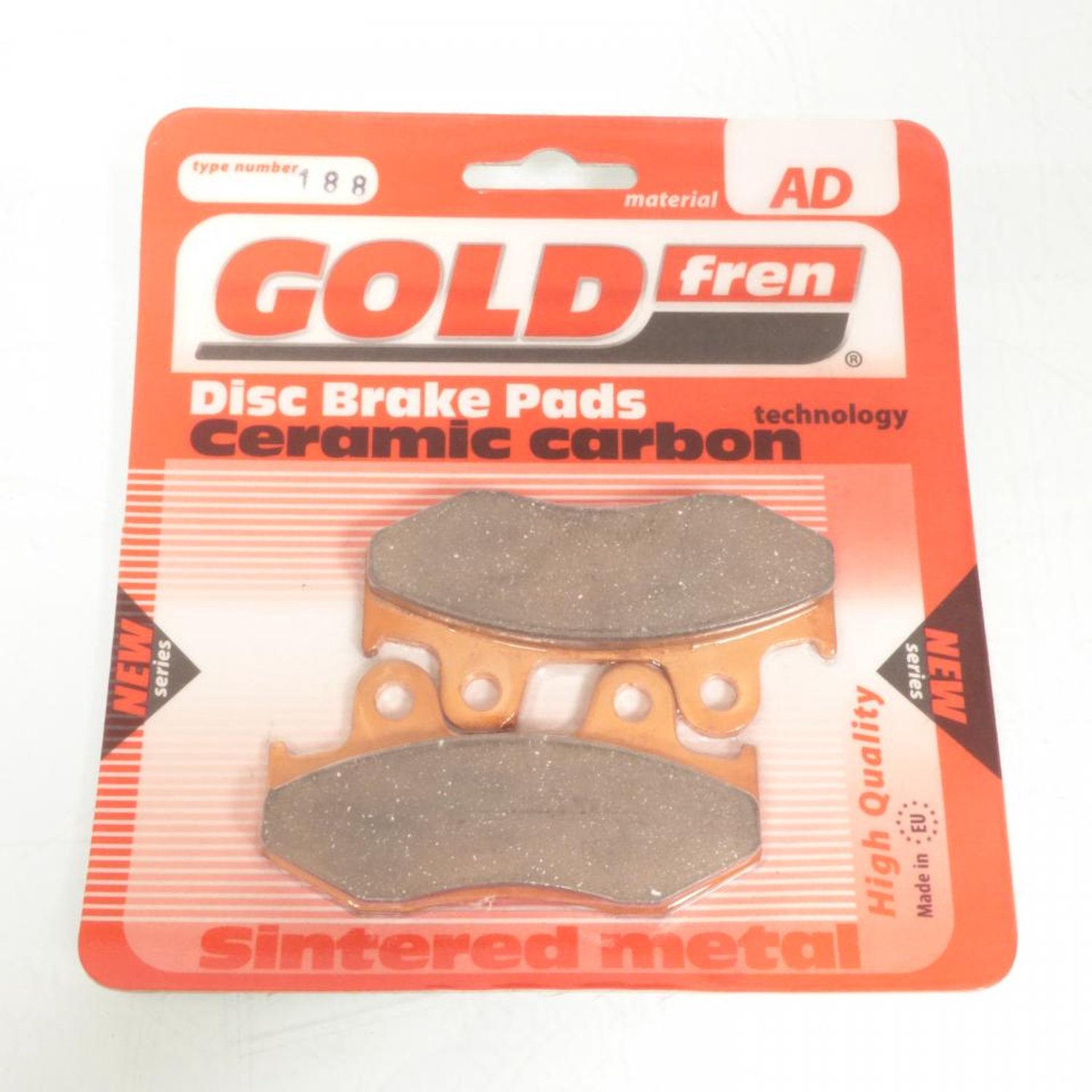 Plaquette de frein Gold Fren pour Moto Honda 125 Xl R 1982 à 1989 AV Neuf