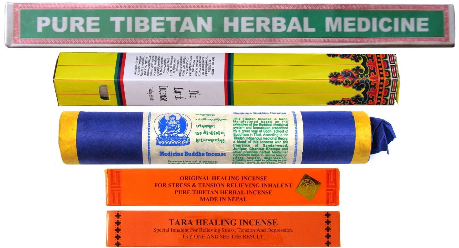 Set Tibetaanse Wierookstokjes - Inclusief Dorje en Tas