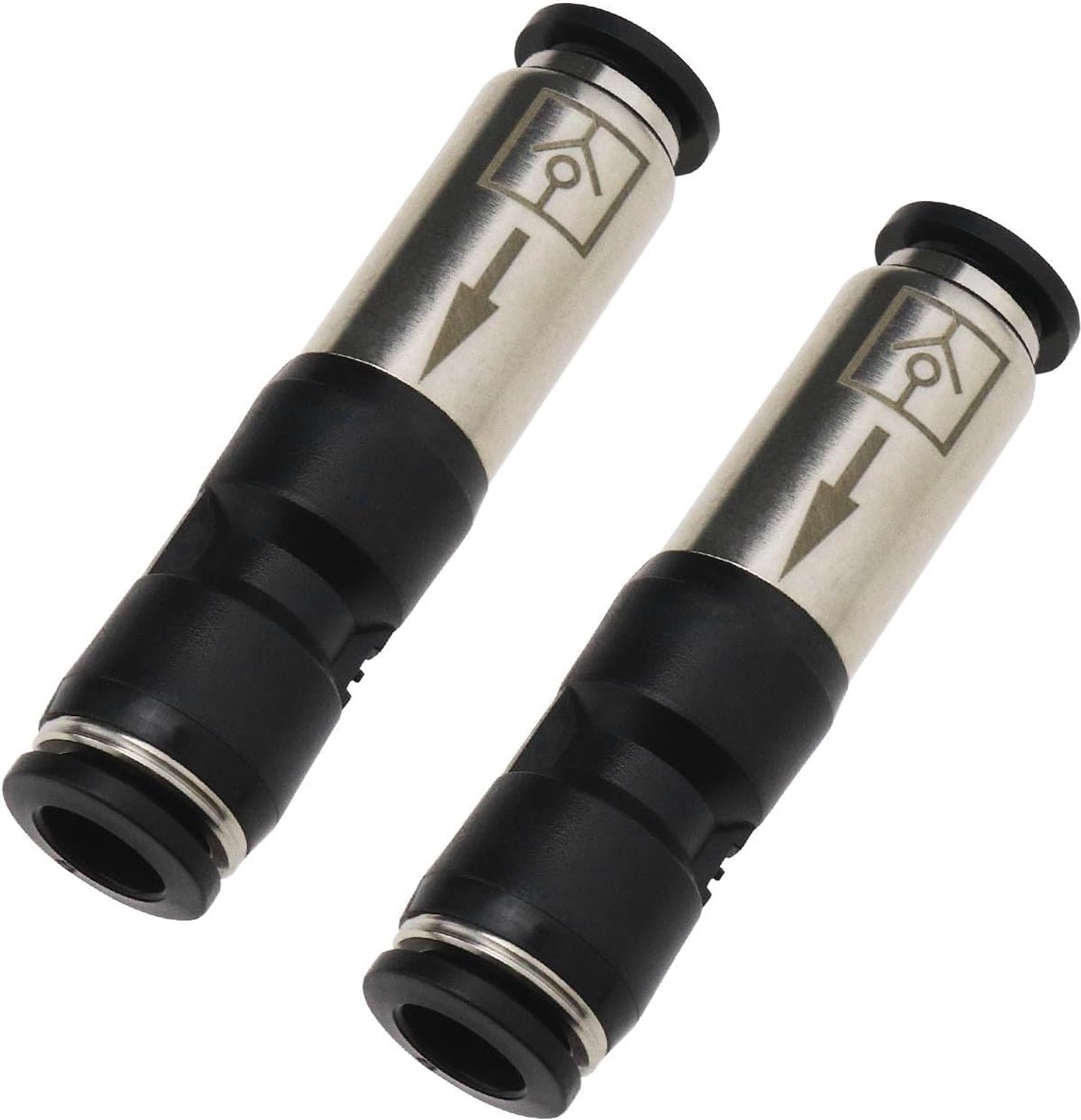 2x 8mm Pneumatische Wegwerp Terugslagklep voor Luchtleidingen