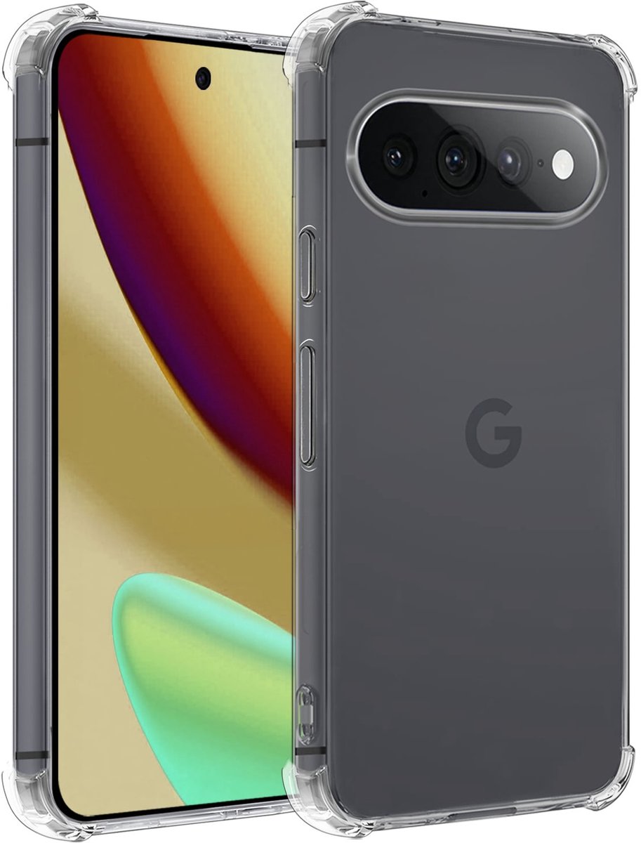 Hoesje - Geschikt voor Google Pixel 11 Pro XL - Sterk & Shockproof - Siliconen Case - Back Cover - Telefoon Hoes Shock Proof - Telefoonhoesjes - Transparant